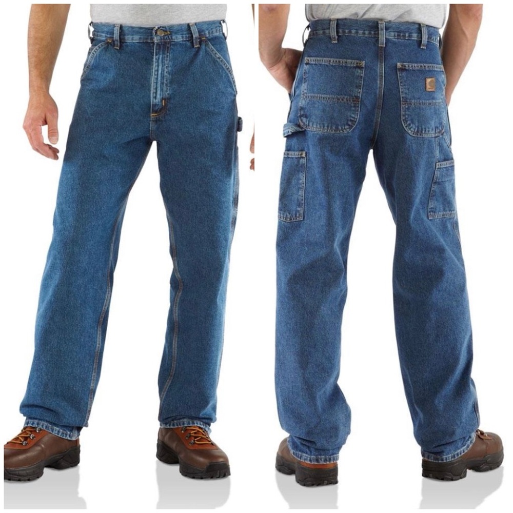 Carhartt B13 - Washed Denim Loose Fit Jean 36 x 34